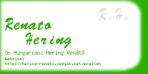renato hering business card